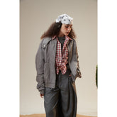 Unisex Jacket Vintage Flight Jacket Men's and Women's Loose Embroidered Jacket